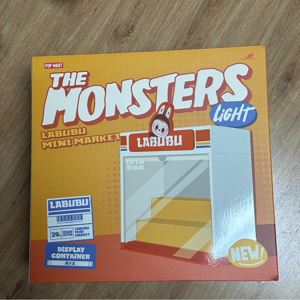 New Pop Mart Authentic Labubu The Monsters Wacky Mart Display Container Sealed